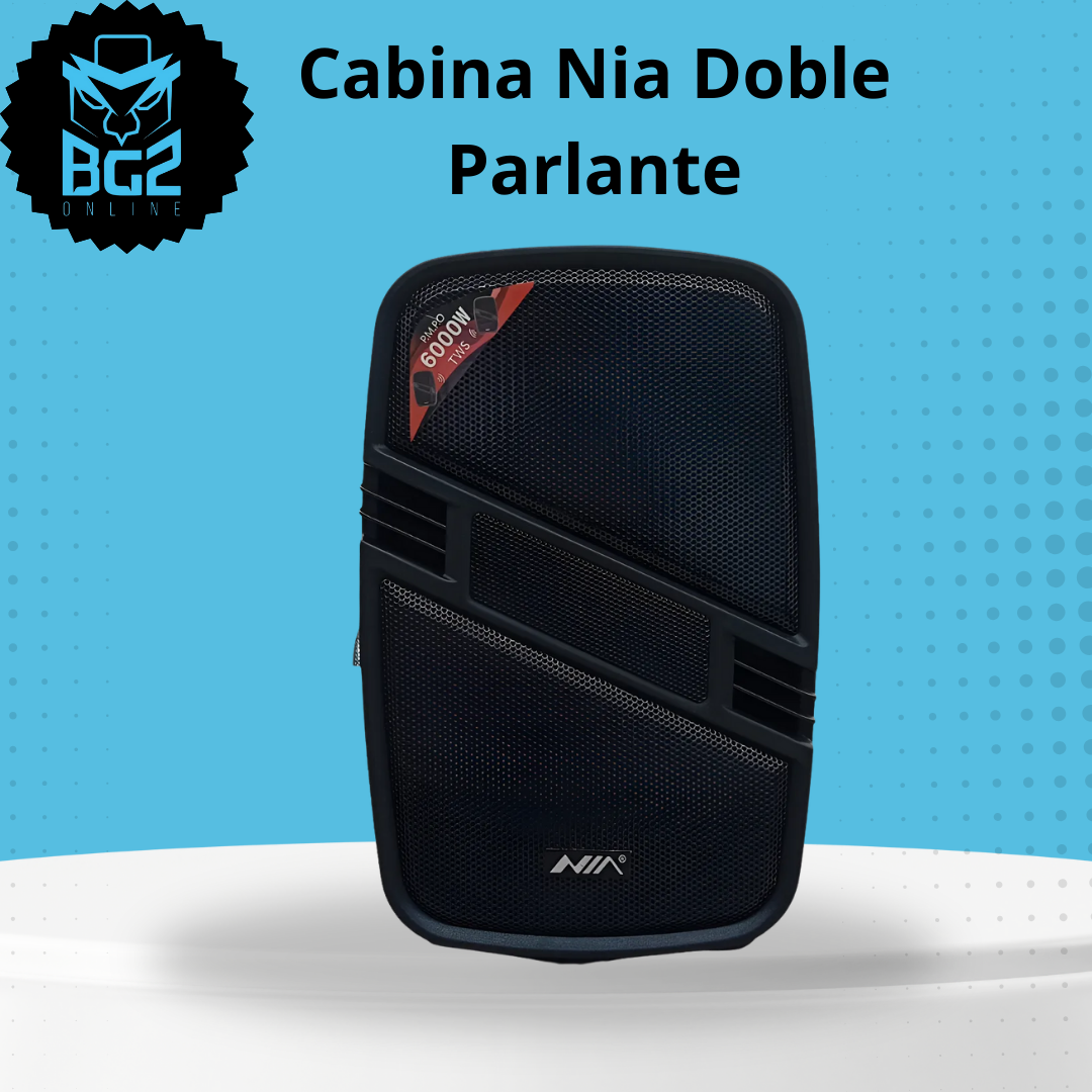 Cabina Nia Doble Parlante 6.5 Pulgadas